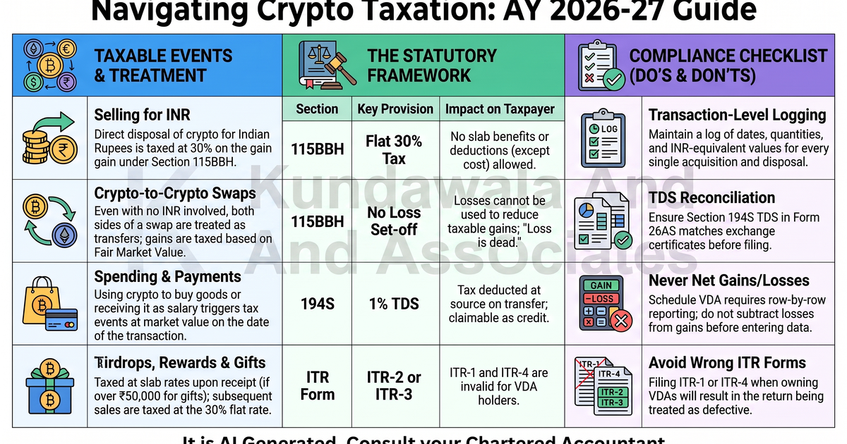 Navigating Crypto Taxation: A Complete Guide for AY 2026-27